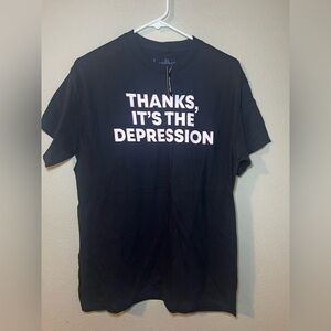 Threadless “Thanks, It’s the Depression” Spencer's Graphic Tee Adult Medium